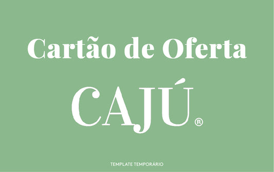 Cartão de Oferta