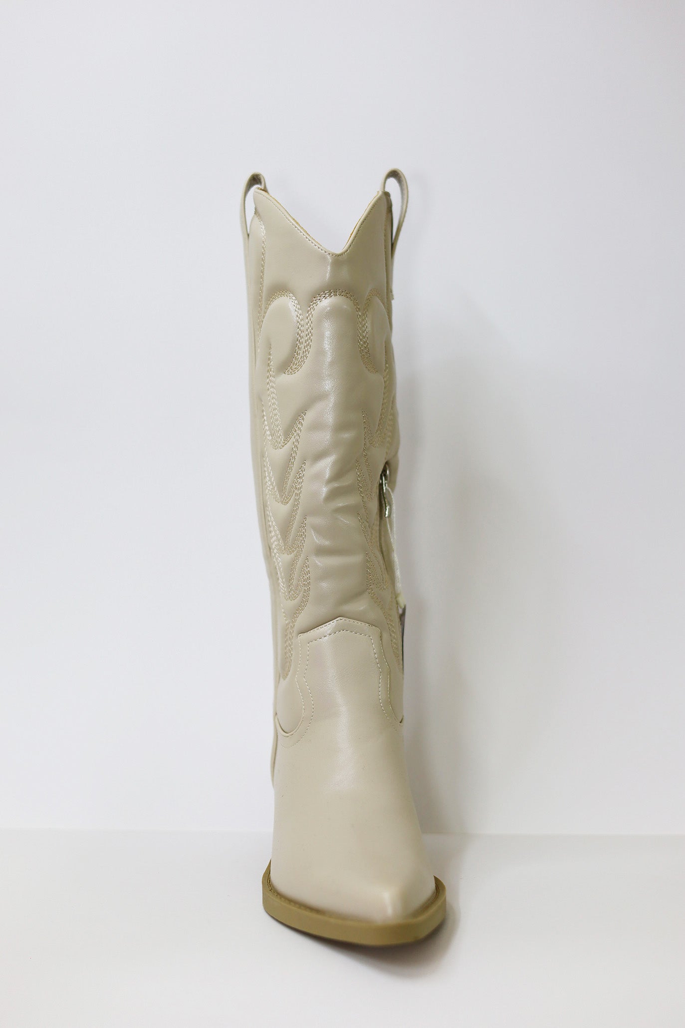 White Texan Boot