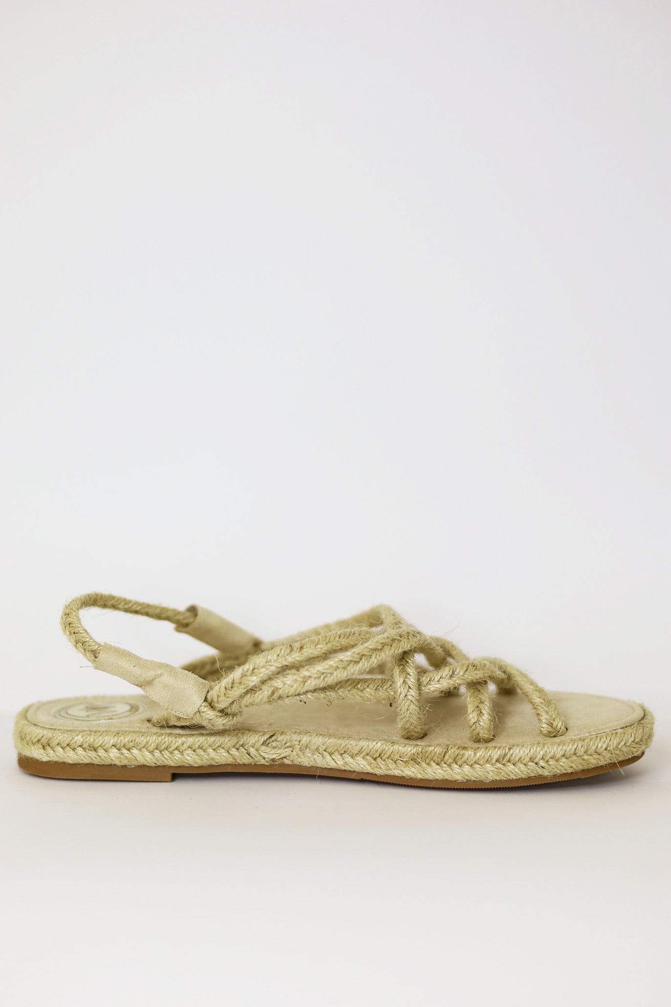 Flat Beige Sandals